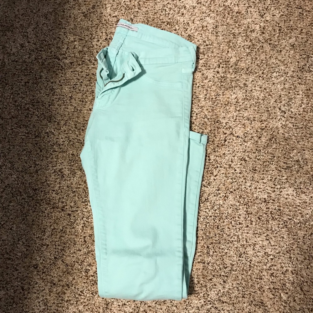 Flying monkey skinny jeans